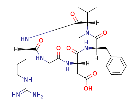 Cyclo(L-arginylglycyl-L-a-aspartyl-D-phenylalanyl-N-methyl-L-valyl)