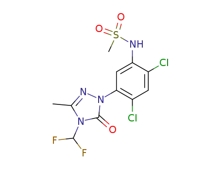 Molecular Structure of 122836-35-5 (SULFENTRAZONE)