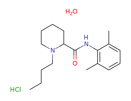 bupivacaine hydrochloride hydrate Cas no.73360-54-0 98%