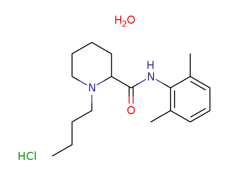 2-Piperidinecarboxamide, 1-butyl-N-(2,6-dimethylphenyl)-, monohydrochloride, monohydrate