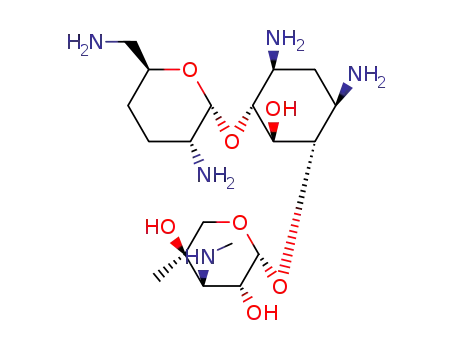 Molecular Structure of 26098-04-4 (Gentamicin C1a)