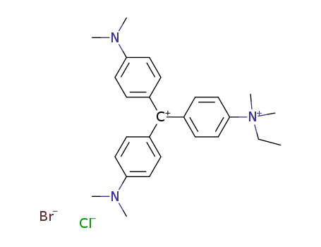 Molecular Structure of 14855-76-6 (METHYL GREEN)