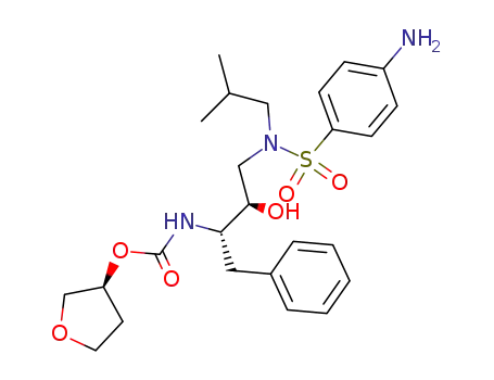 Molecular Structure of 161814-49-9 (Amprenavir)