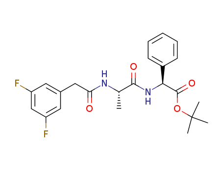 N-[N-(3,5-Difluorophenacetyl)-L-alanyl]-S-phenylglycine t-butyl ester   Cas no.208255-80-5 98%