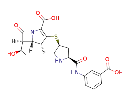 Molecular Structure of 153832-46-3 (Ertapenem)