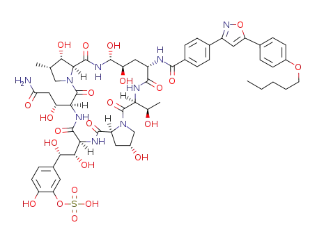 Molecular Structure of 235114-32-6 (Micafungin)
