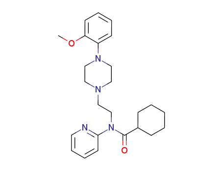 CYCLOHEXANECARBOXAMIDE, N-[2-[4-(2-METHOXYPHENYL)-1-PIPERAZINYL]ETHYL]-N-2-PYRIDINYL-, HYDROCHLORIDE (1:3)