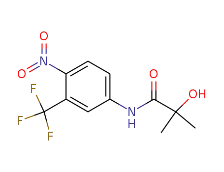 Molecular Structure of 52806-53-8 (Hydroxyflutamide)