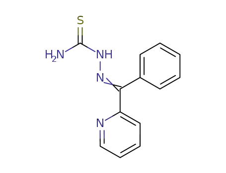 Molecular Structure of 82766-13-0 (Phenyl(2-pyridyl)methanonethiosemicarbazone)