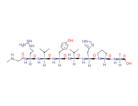 L-Alanine,N-methylglycyl-L-arginyl-L-valyl-L-tyrosyl-L-valyl-L-histidyl-L-prolyl-