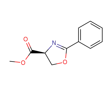 Molecular Structure of 78715-83-0 (METHYL (S)-(+)-4 5-DIHYDRO-2-PHENYL-4-)