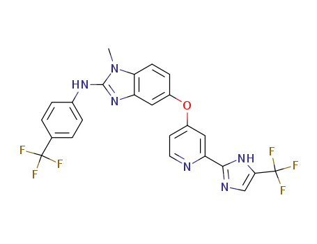 Molecular Structure of 927880-90-8 (RAF265(CHIR-265))