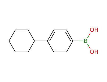 Molecular Structure of 374538-04-2 (4-Cyclohexylbenzeneboronic acid)