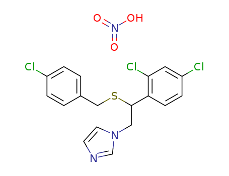82382-23-81-[2-(4-Chlorobenzylthio)-2-(2,4-dichlorophenyl)ethyl]-1H-imidazole nitrate  CAS NO.82382-23-8
