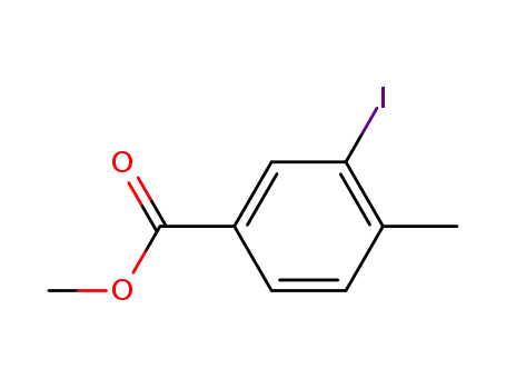 Molecular Structure of 90347-66-3 (METHYL 3-IODO-4-METHYLBENZOATE)