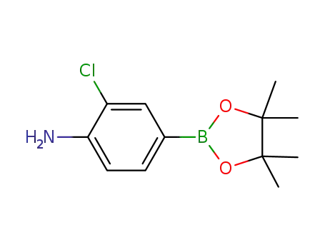 Molecular Structure of 721960-43-6 (4-Amino-3-chlorophenylboronic acid, pinacol ester)