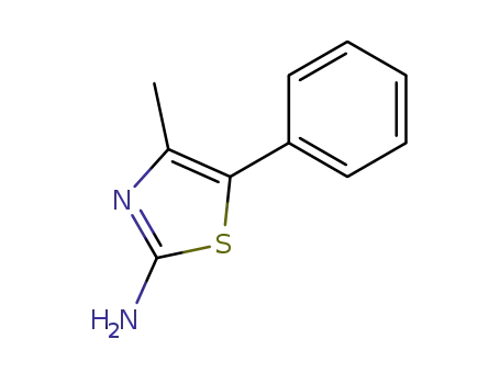 Molecular Structure of 28241-62-5 (4-METHYL-5-PHENYL-THIAZOL-2-YLAMINE)