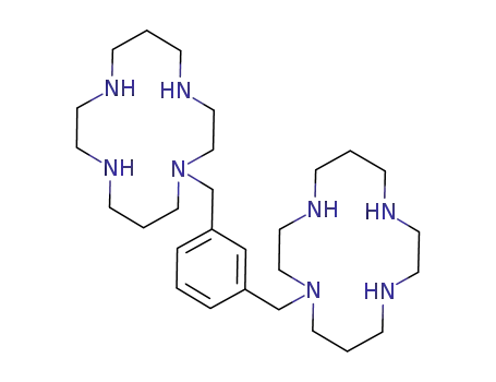 Molecular Structure of 110078-44-9 (1,1'-[1,3-PHENYLENEBIS-(METHYLENE)]-BIS-(1,4,8,11-TETRAAZACYCLOTETRADECANE) OCTAHYDROCHLORIDE)