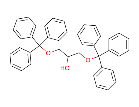 Molecular Structure of 5443-10-7 (1,3-ditrityloxypropan-2-ol)
