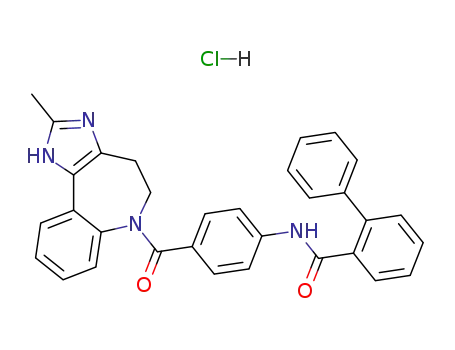 Molecular Structure of 168626-94-6 (Conivaptan hydrochloride)