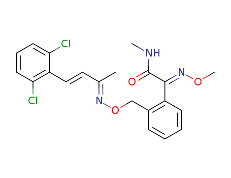 (E,E,E)-N-methyl-2-[2-((((1-methyl-3-(2,6-dichlorophenyl)-2-propenyl)imino)oxy)methyl)phenyl]-2-(methoxyimino)acetamide