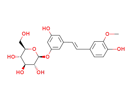 2-[3-hydroxy-5-[(E)-2-(4-hydroxy-3-methoxyphenyl)ethenyl]phenoxy]-6-(hydroxymethyl)oxane-3,4,5-triol