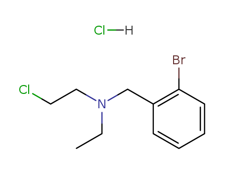 Benzenemethanamine,2-bromo-N-(2-chloroethyl)-N-ethyl-, hydrochloride (1:1)