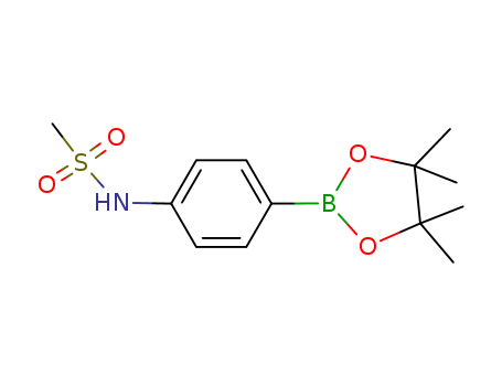 Methanesulfonamide, N-[4-(4,4,5,5-tetramethyl-1,3,2-dioxaborolan-2-yl)phenyl]-
