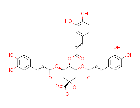 (3R,5R)-3,4,5-Tris{[(2E)-3-(3,4-dihydroxyphenyl)-2-propenoyl]oxy}-1-hydroxycyclohexanecarboxylic acid