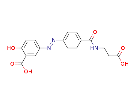 Molecular Structure of 80573-04-2 (Balsalazide)