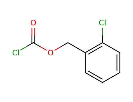 Molecular Structure of 39545-31-8 (2-CHLOROBENZYL CHLOROFORMATE)