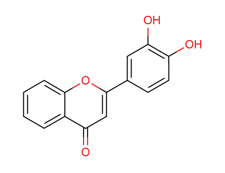 Molecular Structure of 4143-64-0 (3',4'-Dihydroxyflavone)