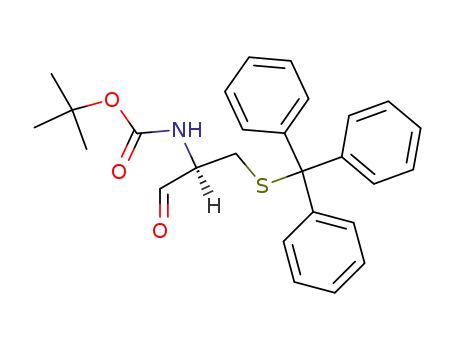 Carbamic acid, [1-formyl-2-[(triphenylmethyl)thio]ethyl]-,
1,1-dimethylethyl ester, (R)-