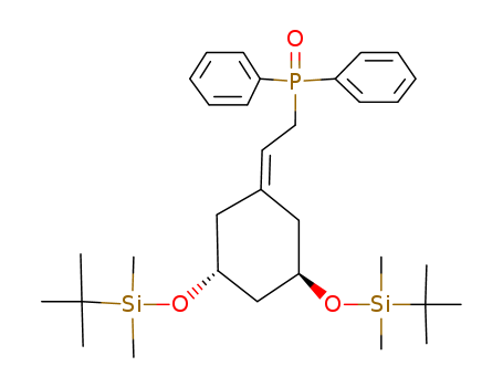 tert-butyl-[(1R,3R)-3-[tert-butyl(dimethyl)silyl]oxy-5-(2-diphenylphosphorylethylidene)cyclohexyl]oxy-dimethylsilane