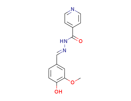 4-Pyridinecarboxylicacid, 2-[(4-hydroxy-3-methoxyphenyl)methylene]hydrazide cas  149-17-7