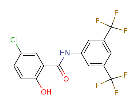 N-[3,5-bis(trifluoromethyl)phenyl]-5-chloro-2-hydroxybenzamide