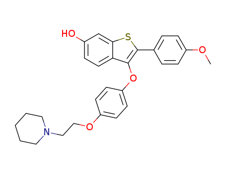 Benzo[b]thiophene-6-ol, 2-(4-methoxyphenyl)-3-[4-[2-(1-piperidinyl)ethoxy]phenoxy]-