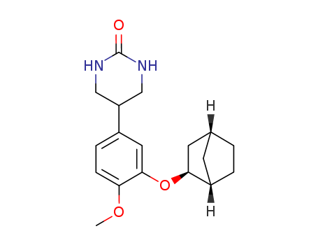2(1H)-Pyrimidinone,5-[3-[(1S,2S,4R)-bicyclo[2.2.1]hept-2-yloxy]-4-methoxyphenyl]tetrahydro-