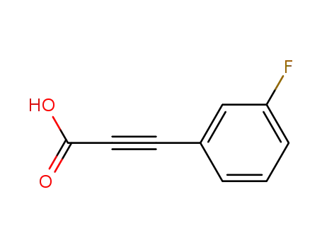 Molecular Structure of 705-83-9 (3-(3-fluorophenyl)propiolic acid)