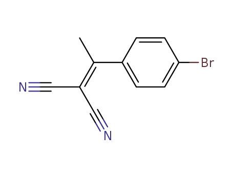 Molecular Structure of 26088-78-8 (Propanedinitrile, [1-(4-bromophenyl)ethylidene]-)