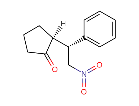 Cyclopentanone, 2-[(1R)-2-nitro-1-phenylethyl]-, (2S)-
