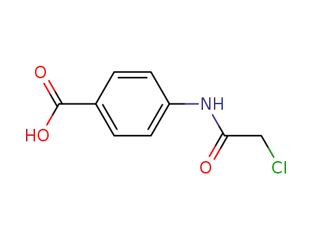 Molecular Structure of 4596-39-8 (4-(2-CHLOROACETAMIDO)BENZOIC ACID)