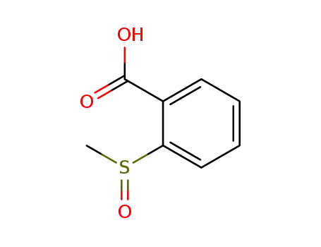 Molecular Structure of 19093-34-6 (2-(METHYLSULFINYL)BENZENECARBOXYLIC ACID)