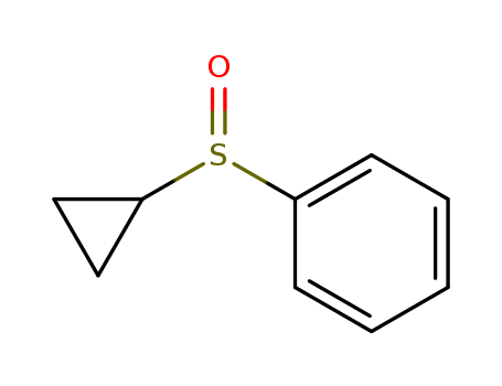 Benzene, (cyclopropylsulfinyl)-(50337-59-2)