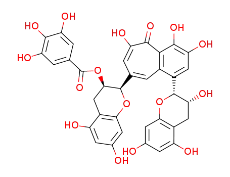 Molecular Structure of 30462-34-1 (THEAFLAVINE-3-GALLATE)