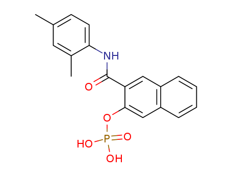 2-Naphthalenecarboxamide,N-(2,4-dimethylphenyl)-3-(phosphonooxy)-