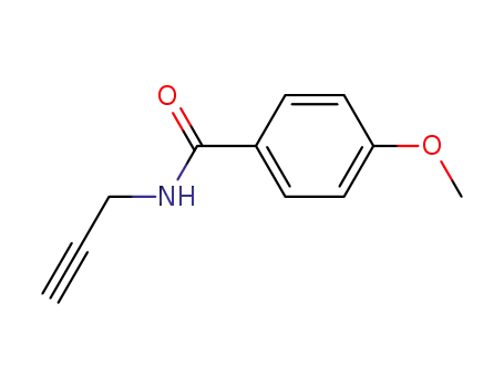 Molecular Structure of 82225-33-0 (4-methoxy-N-(prop-2-yn-1-yl)benzamide)