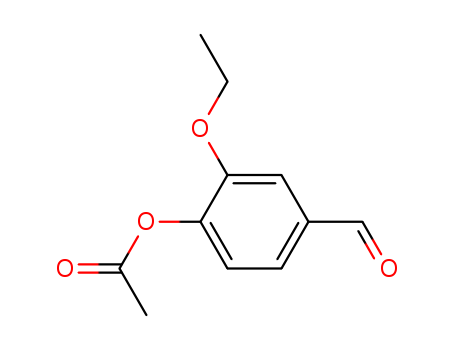 Ethyl vanillin acetate manufacture