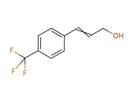 Molecular Structure of 180635-56-7 (2-Propen-1-ol, 3-[4-(trifluoromethyl)phenyl]-)