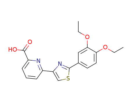 6-[2-(3,4-diethoxyphenyl)-1,3-thiazol-4-yl]pyridine-2-carboxylic acid
